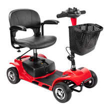 Load image into Gallery viewer, MOBILITY SCOOTER     (4 Wheel / Folding / Electric Powered Rechargeable Compact / Travel Scooter)