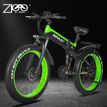 Load image into Gallery viewer, ZPAO Electric Bike 1000W Adult Mountain Bike 26 Inch Snow Electronic Bike 48V Electric Bicycle 4.0 Fat Tire e bike Folded Ebike
