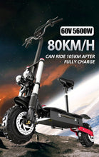 Load image into Gallery viewer, Electric Scooter  (5600W 2 Motors  Off Road 11inch Dual Motor Wheels)