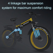 Load image into Gallery viewer, ZPAO Electric Bike 1000W Adult Mountain Bike 26 Inch Snow Electronic Bike 48V Electric Bicycle 4.0 Fat Tire e bike Folded Ebike