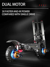 Load image into Gallery viewer, Electric Scooter  (5600W 2 Motors  Off Road 11inch Dual Motor Wheels)