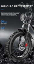 Load image into Gallery viewer, Electric Bike    (2000W 48V 40AH / Waterproof  Powerful Dual motor / 20*4.0 Fat Tire )