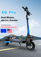 Load image into Gallery viewer, ELECTRIC SCOOTER  ( 48V 2400W / DUAL Motors  /  2 wheel foldable )