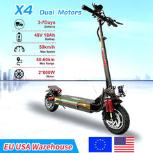 Load image into Gallery viewer, Dual Motor Electric Scooter     (Adult  / 1600W  / Off-Road  / 48V Battery / 60KM Range /  150kg (331 lbs.) Max Load )