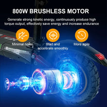 Load image into Gallery viewer, Electric Scooter    (15Ah 800W Scooter /  10inch Tubeless Off-road Tire /  55km (34.2 mile) Range)