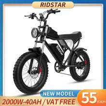 Load image into Gallery viewer, Electric Bike    (2000W 48V 40AH / Waterproof  Powerful Dual motor / 20*4.0 Fat Tire )