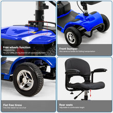 Load image into Gallery viewer, MOBILITY SCOOTER     (4 Wheel / Folding / Electric Powered Rechargeable Compact / Travel Scooter)