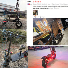 Load image into Gallery viewer, Electric Scooter  (5600W 2 Motors  Off Road 11inch Dual Motor Wheels)