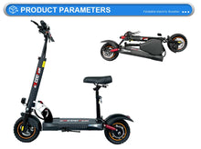 Load image into Gallery viewer, Electric Scooter    (15Ah 800W Scooter /  10inch Tubeless Off-road Tire /  55km (34.2 mile) Range)