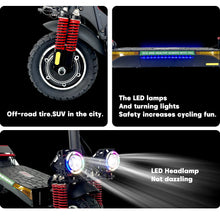 Load image into Gallery viewer, Electric Kick Scooter (2* Dual Motors / 800W /10INCH  OFF Road Tires / range 50-60km (31 to 37.3 miles)
