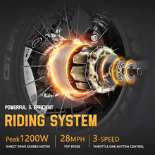 Load image into Gallery viewer, Electric Commuting Bike  (Super fun / 52V 60Ah /200Miles Long Range, / Peak 1200W Power / Adults )