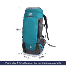 Load image into Gallery viewer, Camping Backpack Outdoor   (Military Bag / Waterproof / Climbing / Hiking / Trekking with Travel Accessories Sport Bags)