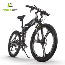 Load image into Gallery viewer, ELECTRIC Folding BICYCLE  (260W/36V _12.8AH Lithium Battery / Mountain Bike / 26 by 1.95 Fat Tires)
