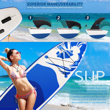 Load image into Gallery viewer, Inflatable SURFBOARD   (NEW 10ft / stand up paddle / water sport board boat / dinghy raft)
