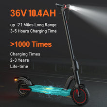 Load image into Gallery viewer, Electric Scooter   (350W / Adult / 36V 10.4AH / Max Speed 30KM/H (18.6 miles per hr /  8.5 Inch Tires /Shock Absorption /Folding)
