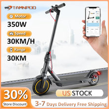 Load image into Gallery viewer, Electric Scooter   (350W / Adult / 36V 10.4AH / Max Speed 30KM/H (18.6 miles per hr /  8.5 Inch Tires /Shock Absorption /Folding)
