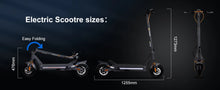 Load image into Gallery viewer, CUNFON Electric Scooter     (1200W / 48V / 30mph /Top speed 80KM/H (49.7 mi/hr ) Range /10.5&quot; off-road Tires / Foldable Commuting E-Scooter  / Dual Brakes)
