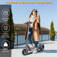 Load image into Gallery viewer, CUNFON Electric Scooter     (1200W / 48V / 30mph /Top speed 80KM/H (49.7 mi/hr ) Range /10.5&quot; off-road Tires / Foldable Commuting E-Scooter  / Dual Brakes)
