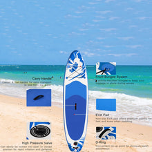 Load image into Gallery viewer, Inflatable SURFBOARD   (NEW 10ft / stand up paddle / water sport board boat / dinghy raft)
