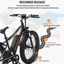 Load image into Gallery viewer, Electric Beach Bicycle   (750W Motor / 48V -13Ah Battery  / 26In 4.0 Fat Tire Mountain Bike)
