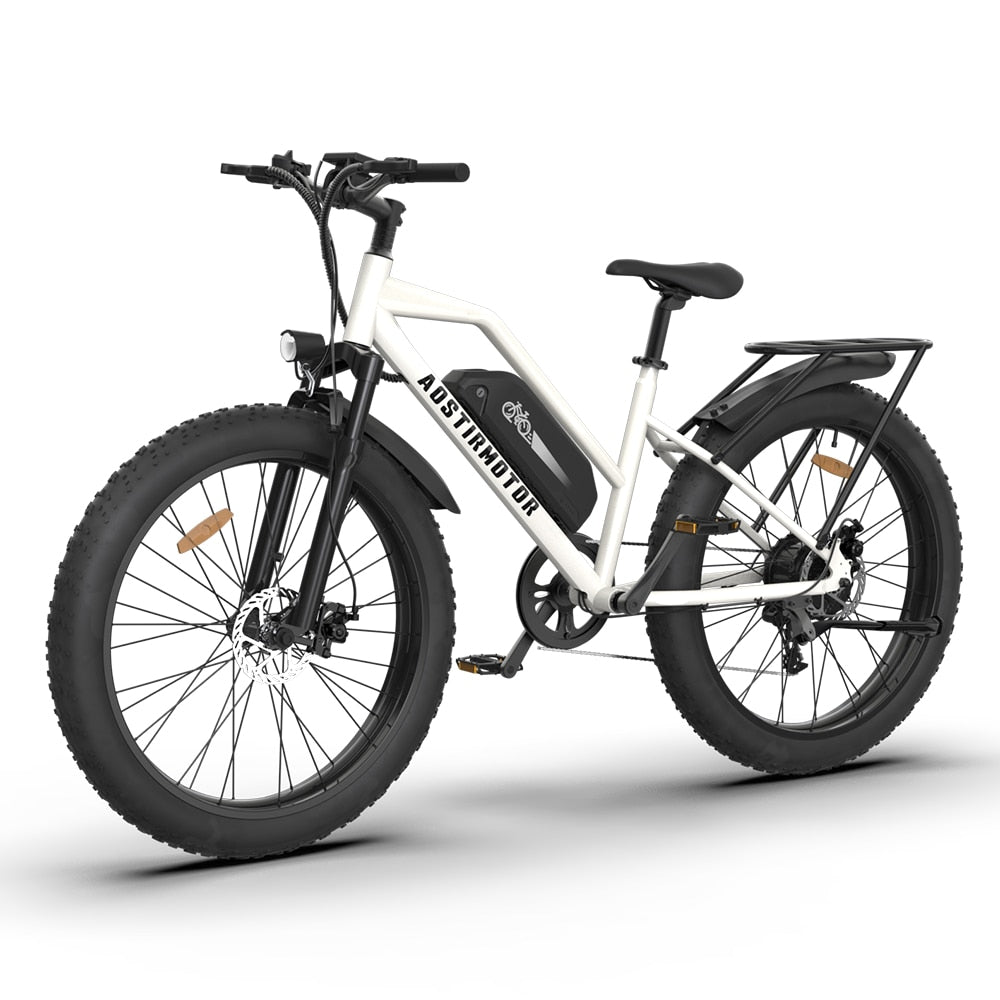 Electric Beach Bicycle   (750W Motor / 48V -13Ah Battery  / 26In 4.0 Fat Tire Mountain Bike)