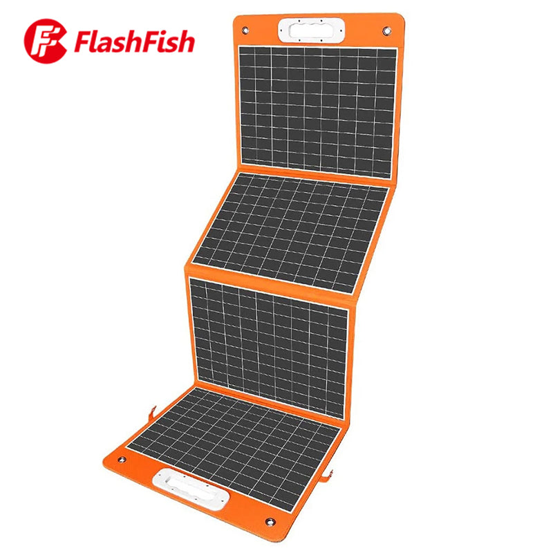 Foldable Solar Panel and Solar Charger for Phones/Tablets on Camping Trip - smartchoicesshop22