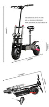 Load image into Gallery viewer, Fast Speed E scooter Dual Motor - Off Road Fat Tire / Skateboard with Seat - smartchoicesshop22
